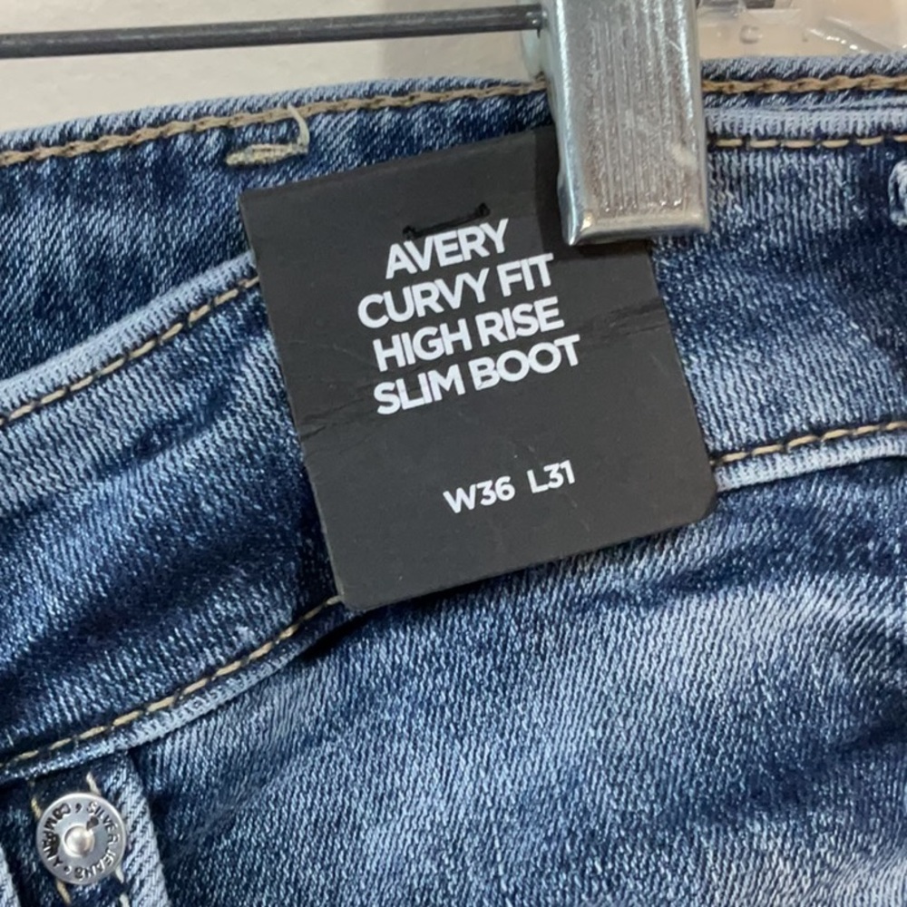 NWT Silver Jeans Avery Curvy High-Rise Slim. NEW - Picture 5 of 10